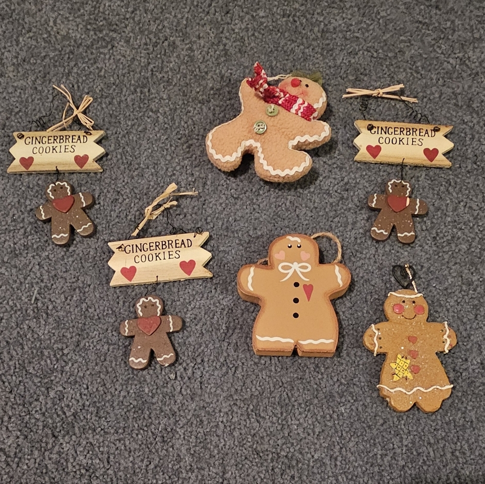 Gingerbread Man Home Decor Set